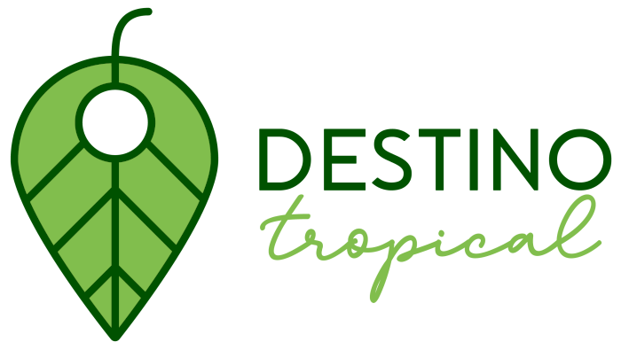 Logo de Destino Tropical. Sitio web para itinerarios personalizados y tours en Costa Rica